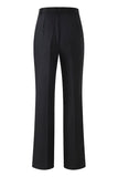 Czarne 2 częściowe garnitury damskie w panterkę Slim Fit