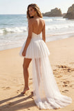Sweetheart Ivory Miniatur A-line mini sukienka