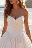 Sweetheart Ivory Miniatur A-line mini sukienka