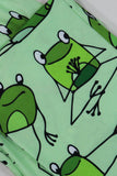 Dopasowana rodzinna piżama z krótkim rękawem z nadrukiem Green Frog